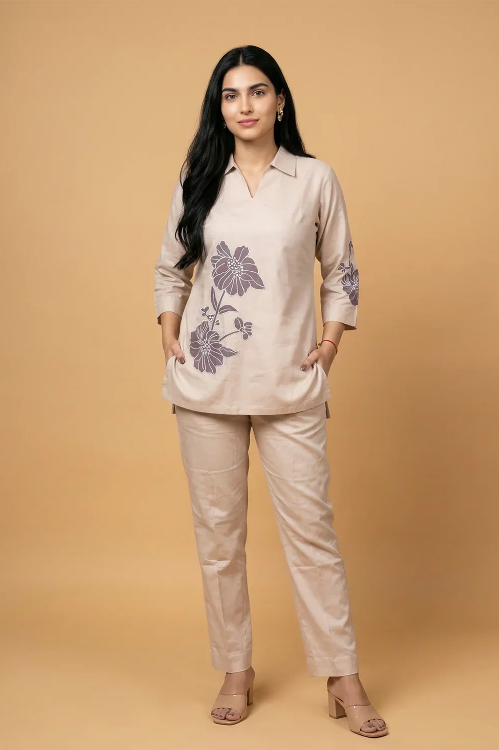 Suryamukhi Trail Applique Co-Ord Set