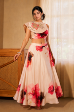 Bloom Cape Lehenga
