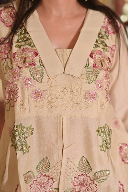 Blush Bloom Palazzo Set