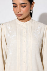 Ivory Whisper Embroidered Co-Ord Set