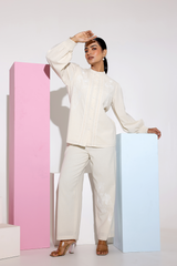 Ivory Whisper Embroidered Co-Ord Set