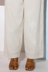 Ivory Whisper Embroidered Co-Ord Set