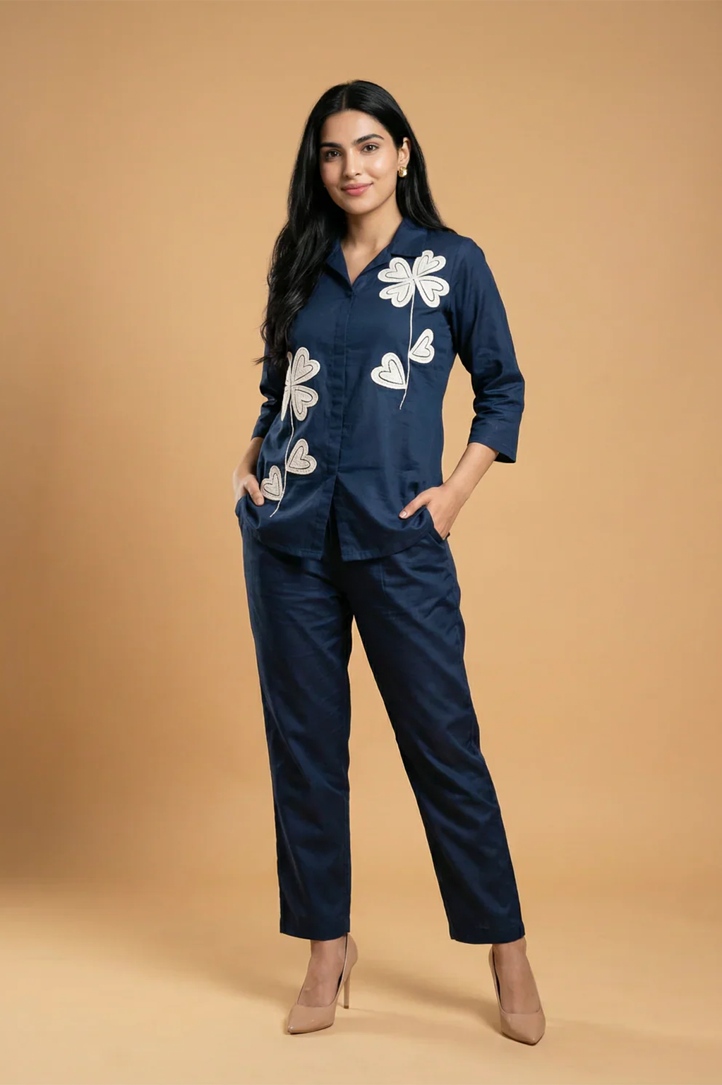 Neel Kamal Applique Co-Ord Set